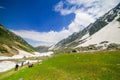 Beautiful mountain view with snow of Sonamarg, Jammu and Kashmir state