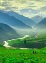 Beautiful mountain view of Sonamarg mountain, Jammu and Kashmir state, India Royalty Free Stock Photo