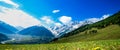 Beautiful mountain view of Sonamarg, Jammu and Kashmir state, India Royalty Free Stock Photo