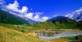 Beautiful mountain view of Sonamarg mountain, Jammu and Kashmir state, India Royalty Free Stock Photo