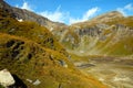 Beautiful mountain views from Grossglockner High Alpine Road, Austria Royalty Free Stock Photo