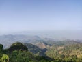 Beautiful mountain views of Rembang city Royalty Free Stock Photo