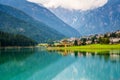 Mountain village in Auronzo di Cadore, Italy