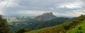 Beautiful mountainous landscape in Penas de Aia, Guipuzcoa, Spain Royalty Free Stock Photo