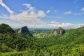 Beautiful mountains in Auvergne province, France Royalty Free Stock Photo