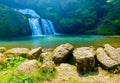 Source du Lison in the beautiful mountains of Jura in Bourgogne-Franche-ComtÃ©