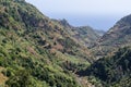 The beautiful mountains in Madeira island