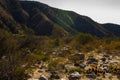 Beautiful mountains of northern Argentina. Mountains of the foothills of the Andes. Andean landscape