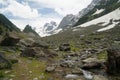 Beautiful mountains in Sonamarg, Kashmir, India Royalty Free Stock Photo