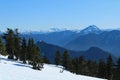 Beautiful mountains in sunny spring day Royalty Free Stock Photo