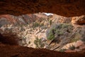 Mountains and valley view in zion national park, utah, usa Royalty Free Stock Photo