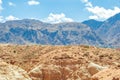 Beautiful mountainscape scenery blue sky