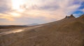 A beautiful mud volcano. Azerbaijan. Gobustan Royalty Free Stock Photo