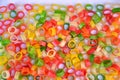 The beautiful  multi colour snacks dacorated Royalty Free Stock Photo