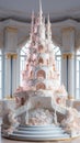 Tiered Wedding Cake with Princess theme