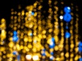 Beautiful and multicolored bokeh lights of the night city. Royalty Free Stock Photo