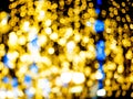 Beautiful and multicolored bokeh lights of the night city. Royalty Free Stock Photo