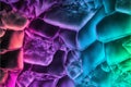 Beautiful multicolored glow ice texture, abstract, colors