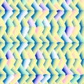 The beautiful multicolored illusory three-dimensional pattern