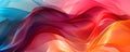 Beautiful multicolour abstract twisted curve lines with blend effect, smooth lines and twisted shapes in motion Royalty Free Stock Photo