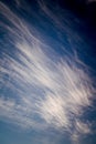 Beautiful multiple scattered blue clouds