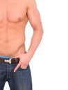 Beautiful muscular male torso Royalty Free Stock Photo