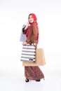 Muslimah fashion portrait concept Royalty Free Stock Photo