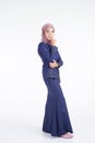 Muslimah fashion portrait concept