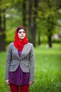 Beautiful muslim woman wearing hijab Royalty Free Stock Photo