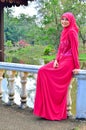 Beautiful muslimah lady wear blouse