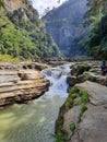 The Beautiful Nafakhum Water Fall in Bangladesh Royalty Free Stock Photo