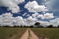 Beautiful Namibian cloudscape