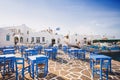 Beautiful Naousa village, Paros island, Cyclades, Greece