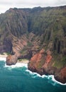 Beautiful Na Pali Coast on the Hawaii, Kauai island Royalty Free Stock Photo