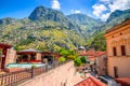 Beautiful narrow streets of old town Kotor, Montenegro