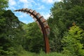 Beautiful native sculpture in the forest - Haliburton, ON, Canada