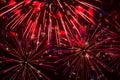 Beautiful natural background, like red luminous fireworks. For a backdrop for all occasions, especially for Christmas Royalty Free Stock Photo