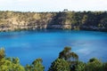 Stunning blue lake at Mount Gambier, Australia Royalty Free Stock Photo