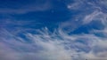 Beautiful Natural Fluffy Blue Skyscape Royalty Free Stock Photo