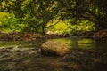 Beautiful and Natural Kawatuna River Royalty Free Stock Photo