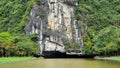 Beautiful Natural Landscape On Ngo Dong River With Limestone Mountain And Cave In Tam Coc Of Ninh Binh Province, Vietnam. Royalty Free Stock Photo