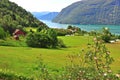 Beautiful natural landscape at Ornes, Norway Royalty Free Stock Photo