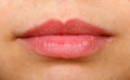 Beautiful natural lips Royalty Free Stock Photo