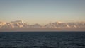 beautiful natural mountainscape with mountain on horizon.