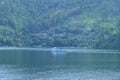 Beautiful natural panorama of Lake Toba and Samosir Island,