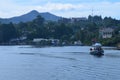 Beautiful natural panorama of Lake Toba and Samosir Island,
