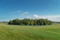 Beautiful natural park with green grass garden landscape Royalty Free Stock Photo