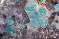 Beautiful natural quartzite background with blue color on surface. Royalty Free Stock Photo