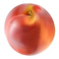 Beautiful natural ripe fresh peach