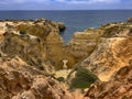 Beautiful natural stone formation in Portugal